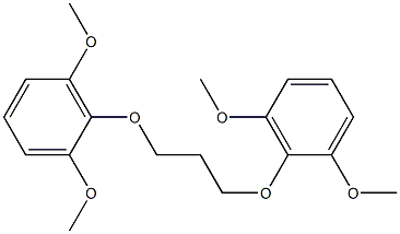 2-[3-(2,6-dimethoxyphenoxy)propoxy]-1,3-dimethoxybenzene 结构式