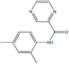 N-(2,4-dimethylphenyl)-2-pyrazinecarboxamide 结构式
