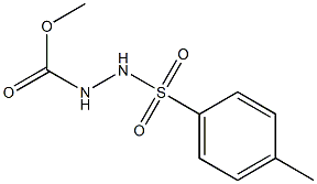 methyl 2-[(4-methylphenyl)sulfonyl]hydrazinecarboxylate 结构式