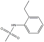 N-(2-ethylphenyl)methanesulfonamide 结构式