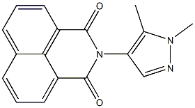 2-(1,5-dimethyl-1H-pyrazol-4-yl)-1H-benzo[de]isoquinoline-1,3(2H)-dione 结构式