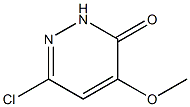 6-chloro-4-methoxy-3(2H)-pyridazinone 结构式