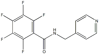 2,3,4,5,6-pentafluoro-N-(4-pyridinylmethyl)benzamide 结构式