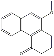 10-methoxy-2,3-dihydro-4(1H)-phenanthrenone 结构式