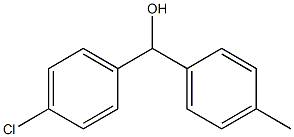 (4-chlorophenyl)(4-methylphenyl)methanol 结构式