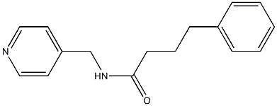 4-phenyl-N-(4-pyridinylmethyl)butanamide 结构式