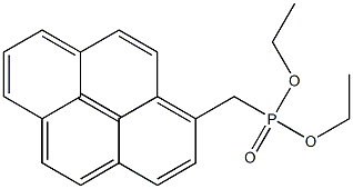 diethyl 1-pyrenylmethylphosphonate 结构式