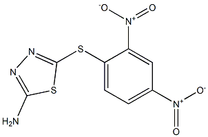 2-amino-5-({2,4-bisnitrophenyl}sulfanyl)-1,3,4-thiadiazole 结构式