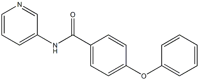 4-phenoxy-N-(3-pyridinyl)benzamide 结构式