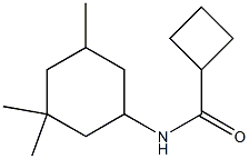 N-(3,3,5-trimethylcyclohexyl)cyclobutanecarboxamide 结构式