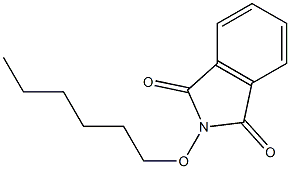 2-(hexyloxy)-1H-isoindole-1,3(2H)-dione 结构式