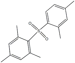 2,4-dimethylphenyl mesityl sulfone 结构式