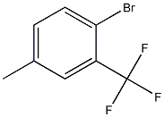 4-甲基-2-三氟甲基溴苯 结构式