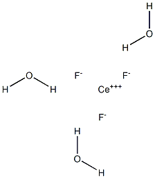 三水氟化铈 结构式