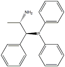 (1S,2S)-(2-Diphenylphosphino)-1-methyl-2-phenylethylamine 结构式