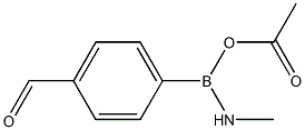 4-甲酰基苯硼酸甲基亚氨基二乙酸酯 结构式