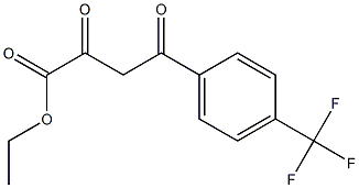 4-[4-(三氟甲基)苯基]-2,4-二氧代丁酸乙酯 结构式