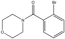 (2-bromophenyl)(4-morpholinyl)methanone 结构式