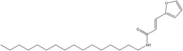 (E)-3-(2-furyl)-N-hexadecyl-2-propenamide 结构式