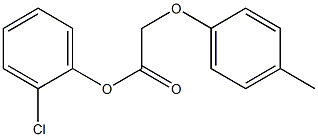 2-chlorophenyl 2-(4-methylphenoxy)acetate 结构式