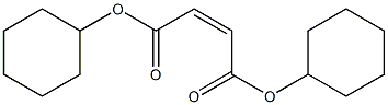 dicyclohexyl (Z)-2-butenedioate 结构式