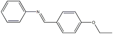 N-[(E)-(4-ethoxyphenyl)methylidene]-N-phenylamine 结构式