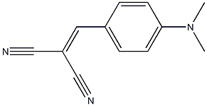 2-{[4-(dimethylamino)phenyl]methylene}malononitrile 结构式