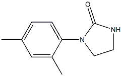 1-(2,4-dimethylphenyl)tetrahydro-2H-imidazol-2-one 结构式