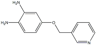 4-(pyridin-3-ylmethoxy)benzene-1,2-diamine 结构式