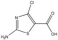 2-amino-4-chlorothiazole-5-carboxylic acid 结构式