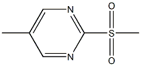 5-甲基-2-甲磺酰基嘧啶 结构式