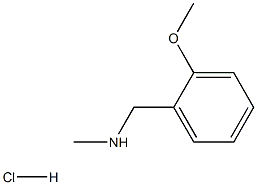 2-甲氧基-N-甲基苄胺盐酸盐 结构式