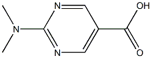 2-二甲基氨基嘧啶-5-羧酸 结构式