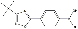4-(3-叔丁基-1,2,4-恶二唑L-5-基)苯硼酸 结构式