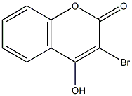 3-溴-4-羟基-苯并吡喃-2-酮 结构式