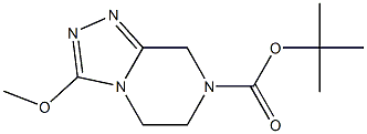 N-叔丁氧羰基-5,6,7,8-四氢-3-甲氧基-[1,2,4]三唑[4,3-A]吡嗪 结构式
