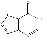 噻吩[3,2-D]嘧啶-4(3H)-酮 结构式