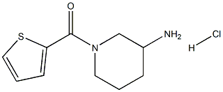 1-(thien-2-ylcarbonyl)piperidin-3-amine hydrochloride 结构式