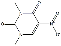 1,3-dimethyl-5-nitropyrimidine-2,4(1H,3H)-dione 结构式