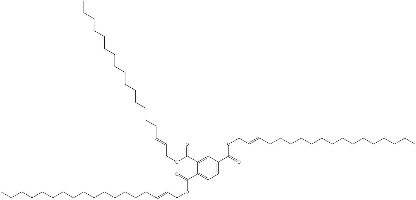 1,2,4-Benzenetricarboxylic acid tri(2-octadecenyl) ester 结构式