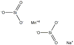 Manganese sodium dimetasilicate 结构式