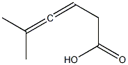 5-Methyl-3,4-hexadienoic acid 结构式