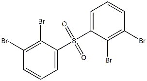 Bis(2,3-dibromophenyl) sulfone 结构式