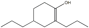 2,4-Dipropyl-1-cyclohexen-1-ol 结构式