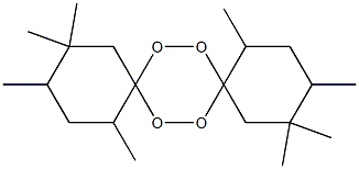 1,3,4,4,10,12,13,13-Octamethyl-7,8,15,16-tetraoxadispiro[5.2.5.2]hexadecane 结构式