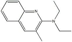 2-(Diethylamino)-3-methylquinoline 结构式