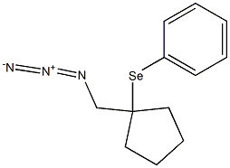 1-(Azidomethyl)-1-phenylselenocyclopentane 结构式