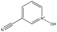 3-Cyano-1-hydroxypyridin-1-ium 结构式