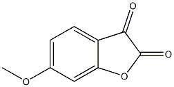 6-Methoxybenzofuran-2,3-dione 结构式