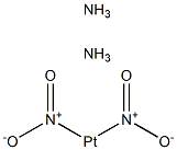 trans-Dinitrodiammineplatinum(II) 结构式